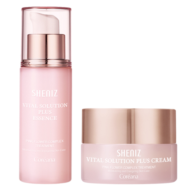 [Coreana] Sheniz Vital Solution Plus Essence 55ml + Cream 50