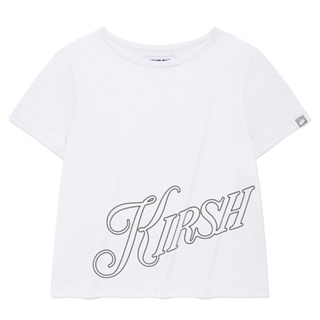 [KIRSH] Kirsh 刻字修身T恤(白色)