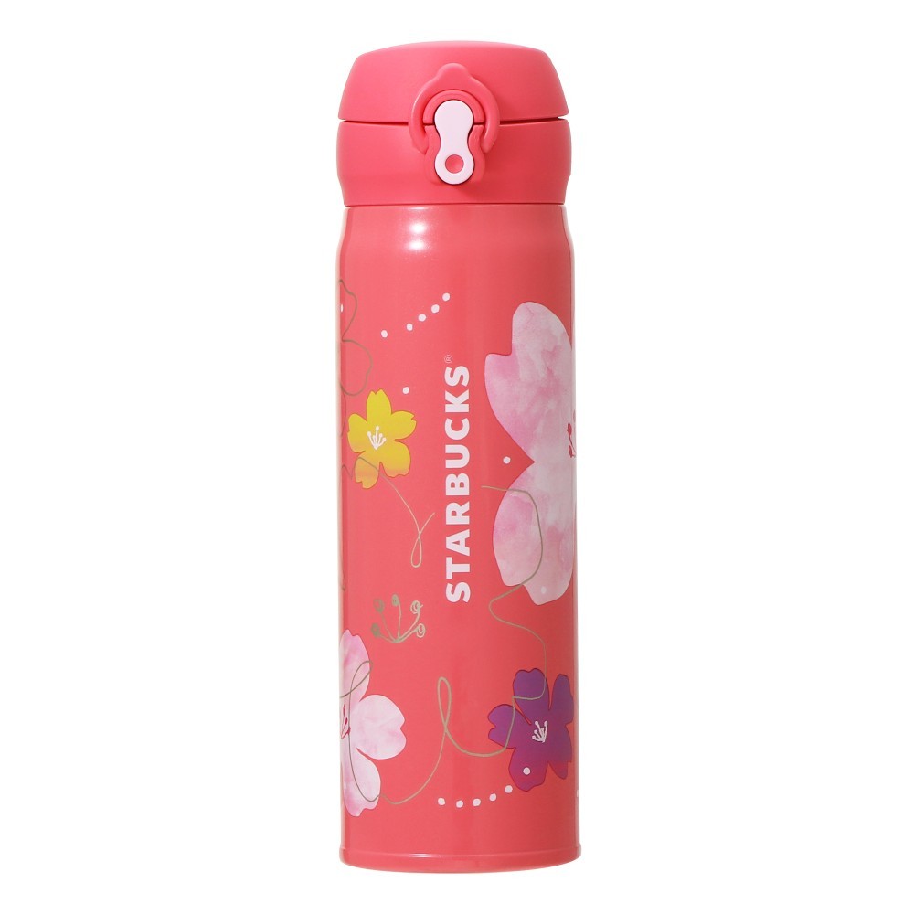 STARBUCKS 星巴克日本 SAKURA2024 Handy 不銹鋼瓶鮮豔粉色 500ml