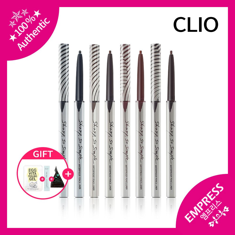 💖Clio珂莉奧💖 防水眼線筆 Sharp So Simple Waterproof Pencil Liner  眼線膠