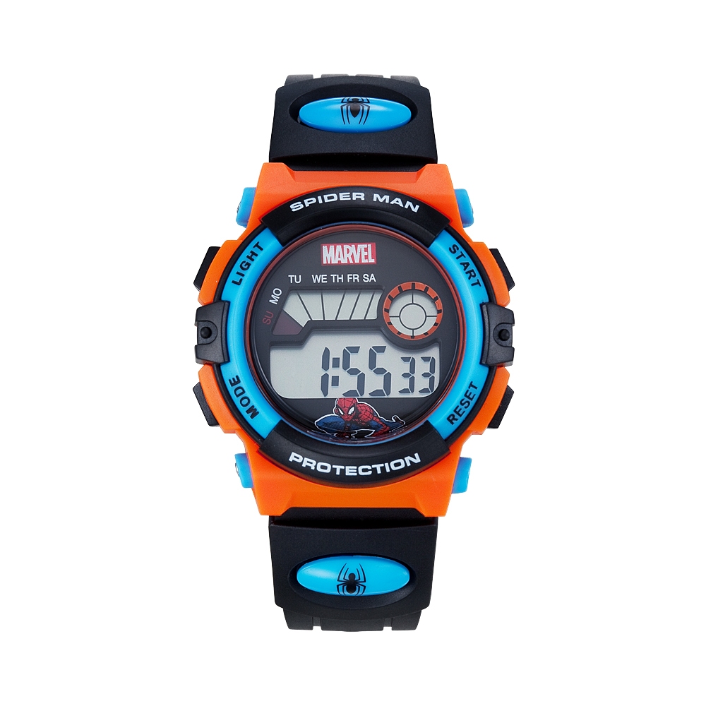 Marvel Wrist 數字手錶兒童時尚 M222-SP 蜘蛛俠數字兒童手錶