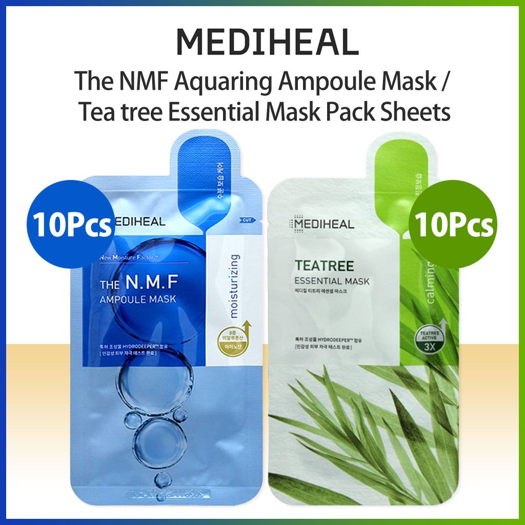 [Mediheal] The NMF(N.M.F) Aquaring 安瓶面膜/ Teatree Essential 面