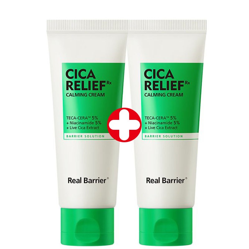 1+1 real barrier Cica Relief RX 護膚霜 60ml real barrier 面霜 修護霜