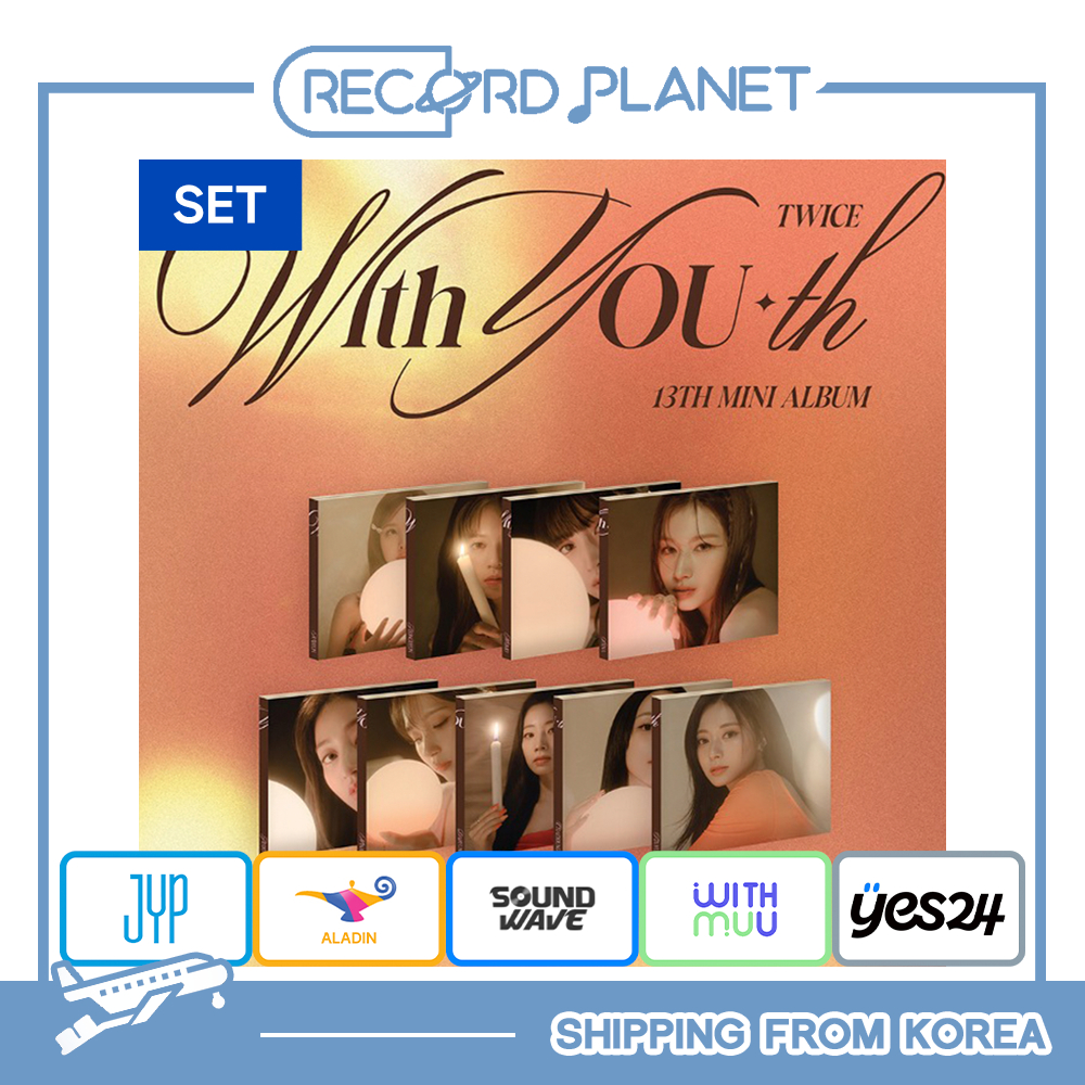 [POB] TWICE With YOU-th (Digipack ver.) (SET ONLY)+Free Gift