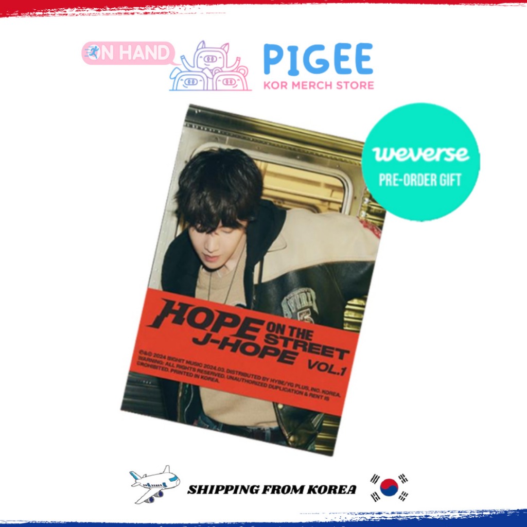 [POB] BTS J-HOPE - [ HOPE ON THE STREET Vol.1 ] (WEVERSE)