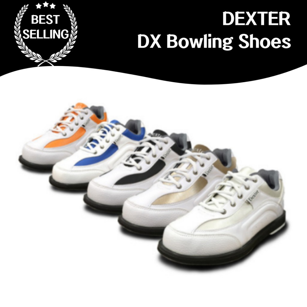 Dexter DX 保齡球鞋(銀色/金色/黑色/藍色/橙色)高品質保齡球運動鞋鞋