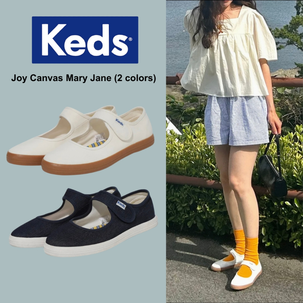[Keds] Joy 帆布瑪莉珍鞋 (2色) / 从韩国出发