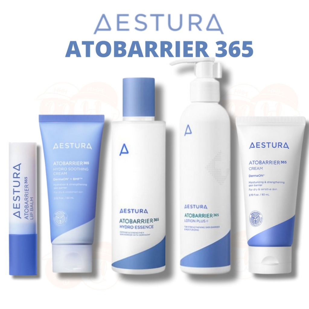 Aestura Atobarrier 365 面霜、乳液、精華終極皮膚屏障保護和保濕,適合敏感肌膚