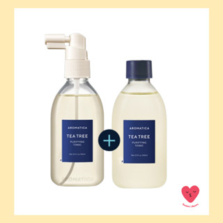 [AROMATICA] 茶樹淨化頭髮頭皮滋補品 100ml(+補充裝 100ml)