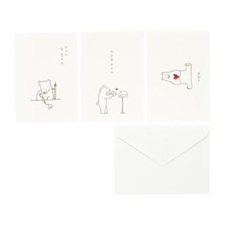 [ARTBOX OFFICIAL] 韓國 卡片 友誼之熊 love套裝