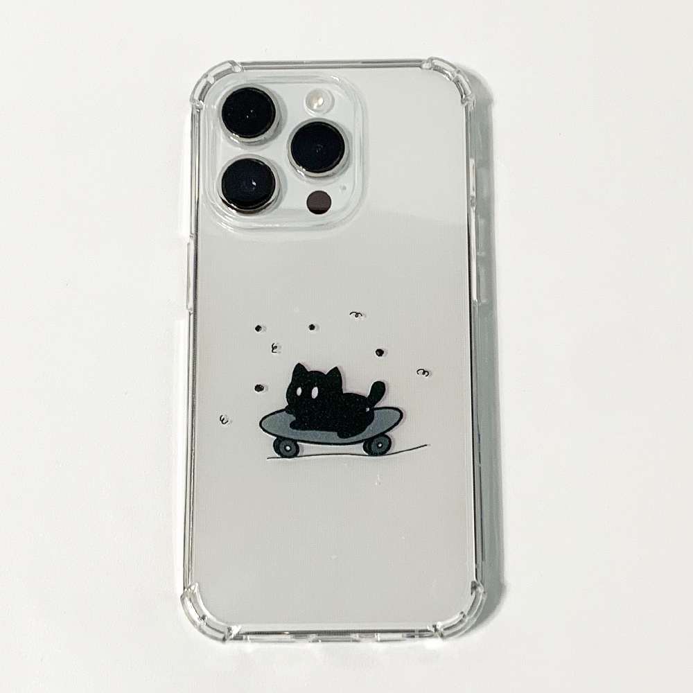 手機殼 iphone galaxy Case 黑糖滑板智能手機殼