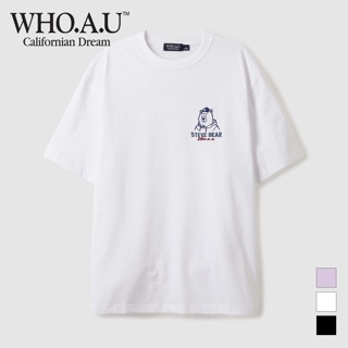 [WHO.A.U] Steve Back 圖案 T 恤[B] | Whrpe2491u