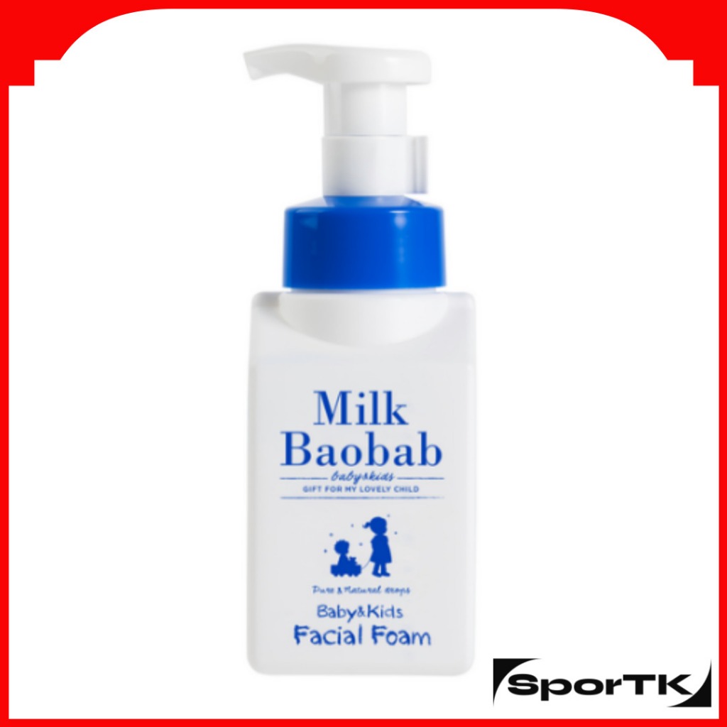Milk BAOBAB 嬰兒和兒童面部泡沫 300ml / 潔面泡沫橙色香味