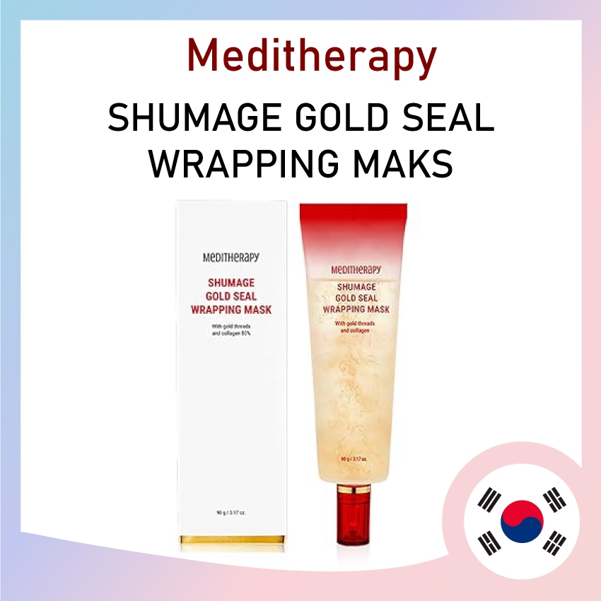 [MEDITHERAPY] Shumage GOLD SEAL WRAPPING MAKS 膠原蛋白面膜