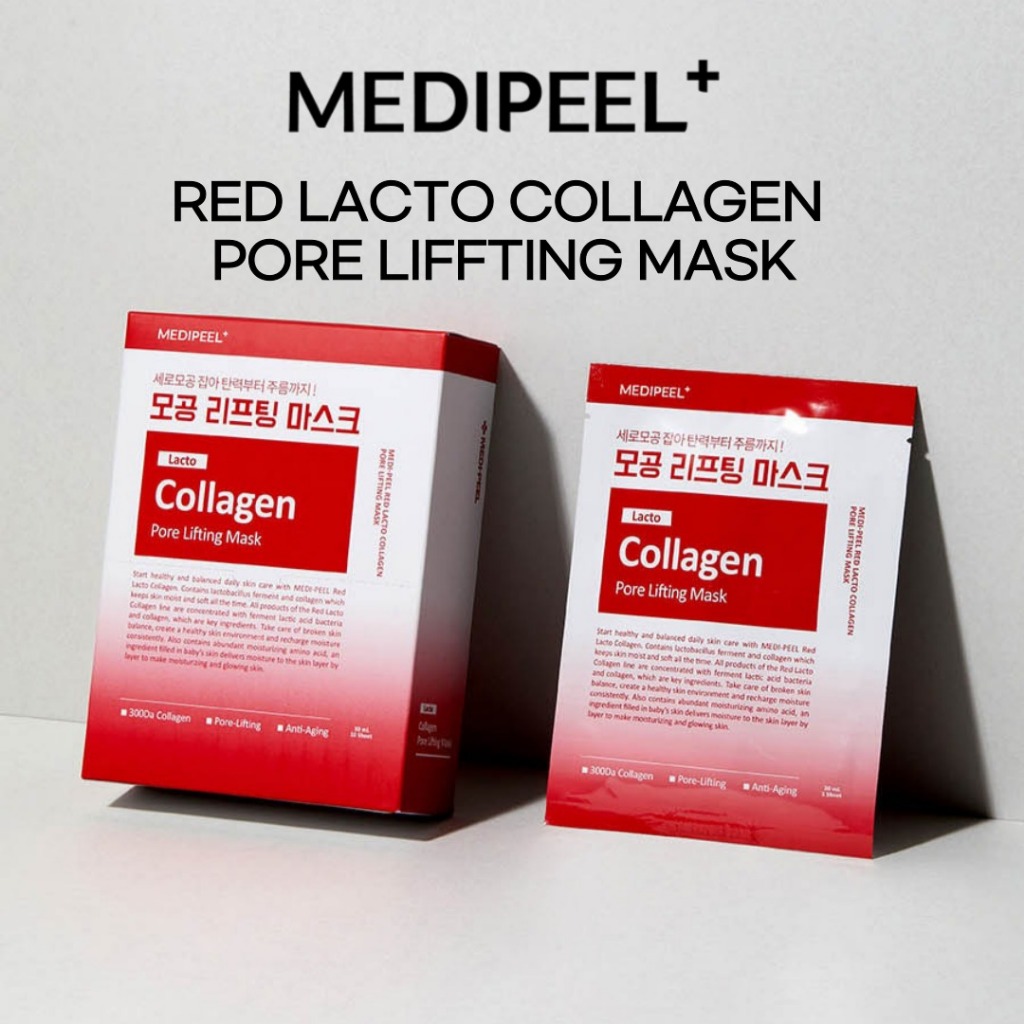 [Medi-Peel] 紅乳糖膠原蛋白毛孔提升面膜