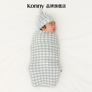 【韓國Konny】新生兒竹纖維袋型包巾 5色可選 0到3M可用 透氣竹纖維 緩解驚跳 新生兒睡袋