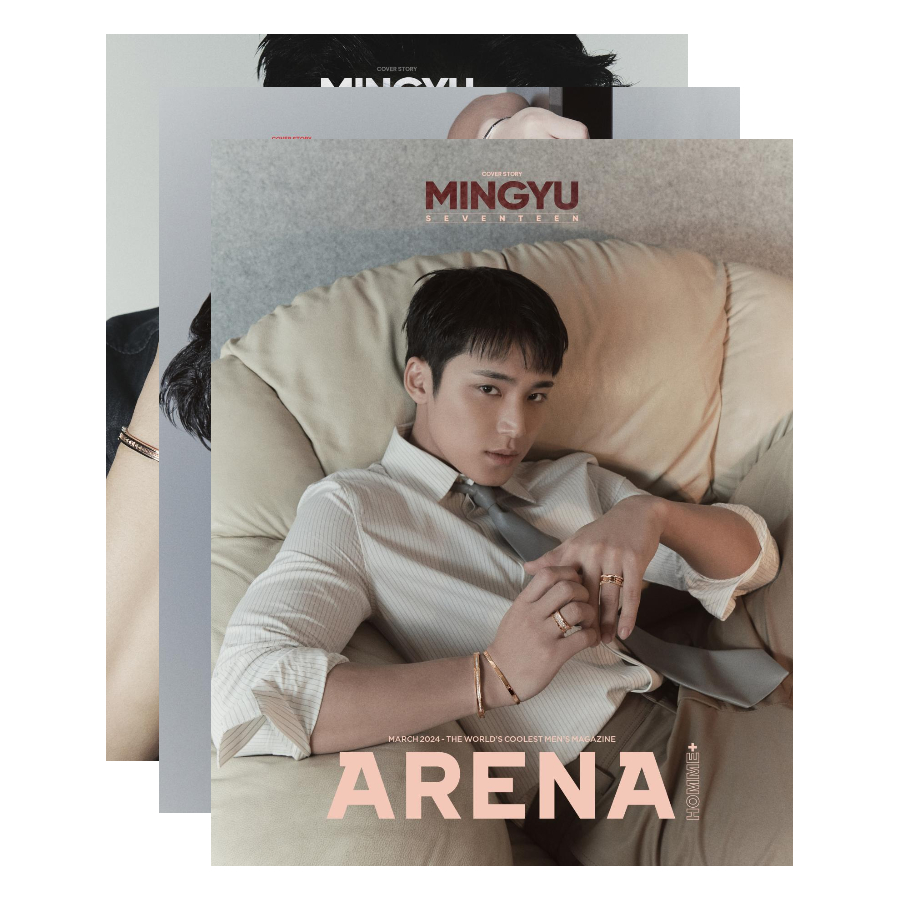 ARENA HOMME+ 3月號 2024 SEVENTEEN MINGYU, 韓國雜誌