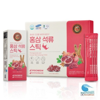 韓國 POCHEON 6年根紅蔘 石榴紅蔘濃縮液10ml x 30包