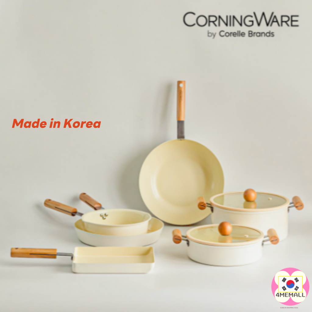Corelle Corningware by Corelle Brands 黃油炊具陶瓷鍋煎鍋炒鍋蛋鍋禮品韓國製造不粘鍋