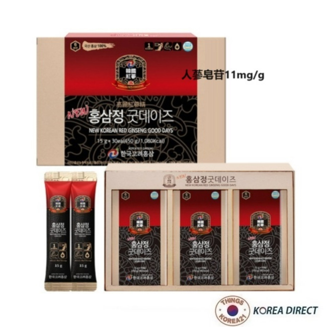 NEW6年根 紅蔘精Good Days紅蔘濃縮液10% 15gX30包