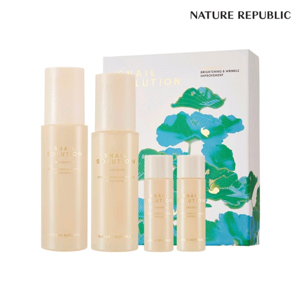 韓國直送 Nature republic 自然樂園 蝸牛溶液護膚套裝皮膚保養系列