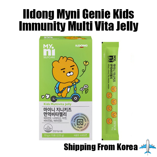 Ildong Myni Genie Kids 免疫複合維他果凍 1 盒 225g(15g*15T) Kakao Frie