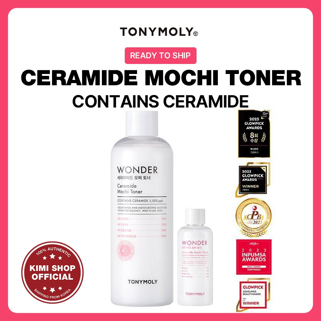 [TONYMOLY] Wonder 神經酰胺麻糬爽膚水 500ml+100ml