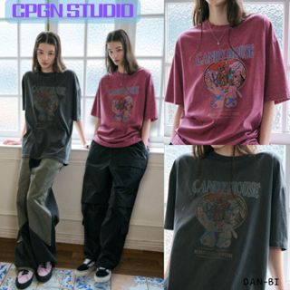 [CPGN Studio] CANDY HOUSE 顏料 T 恤(100% 韓國正品/2 種顏色/甜糖果!)