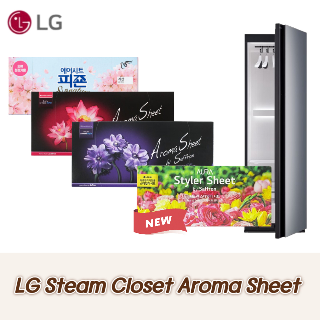 Lg Styler Aroma Sheet 電子衣櫥, 服裝護理系統香水 20 張增強衣物清新香氛