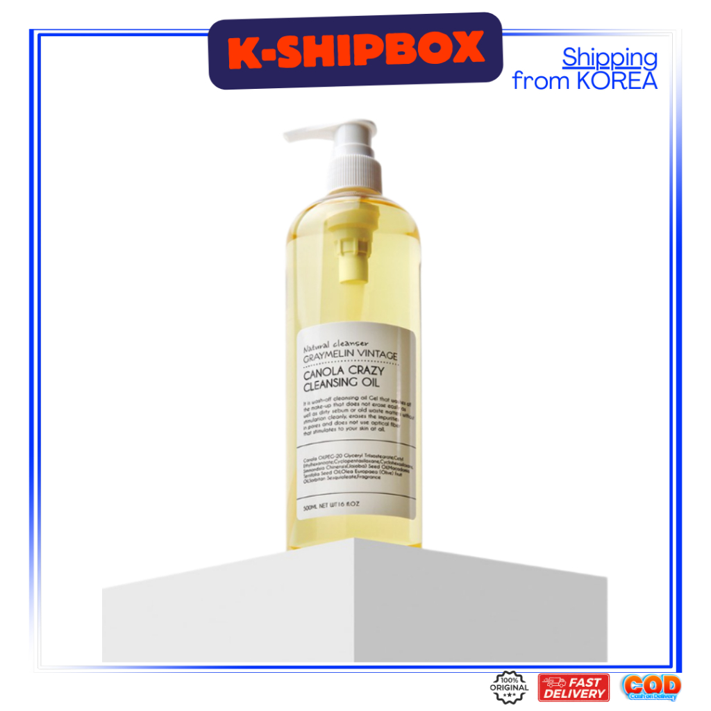 Gremelin Canola Crazy Cleansing Oil 500ml - 用於滋養保濕和活膚 | K-運輸