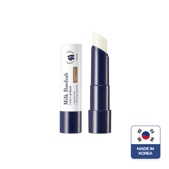 [Milk Baobab] 家庭潤唇膏,3.5g,單片, 🇰🇷 熱門本地k-beauty產品