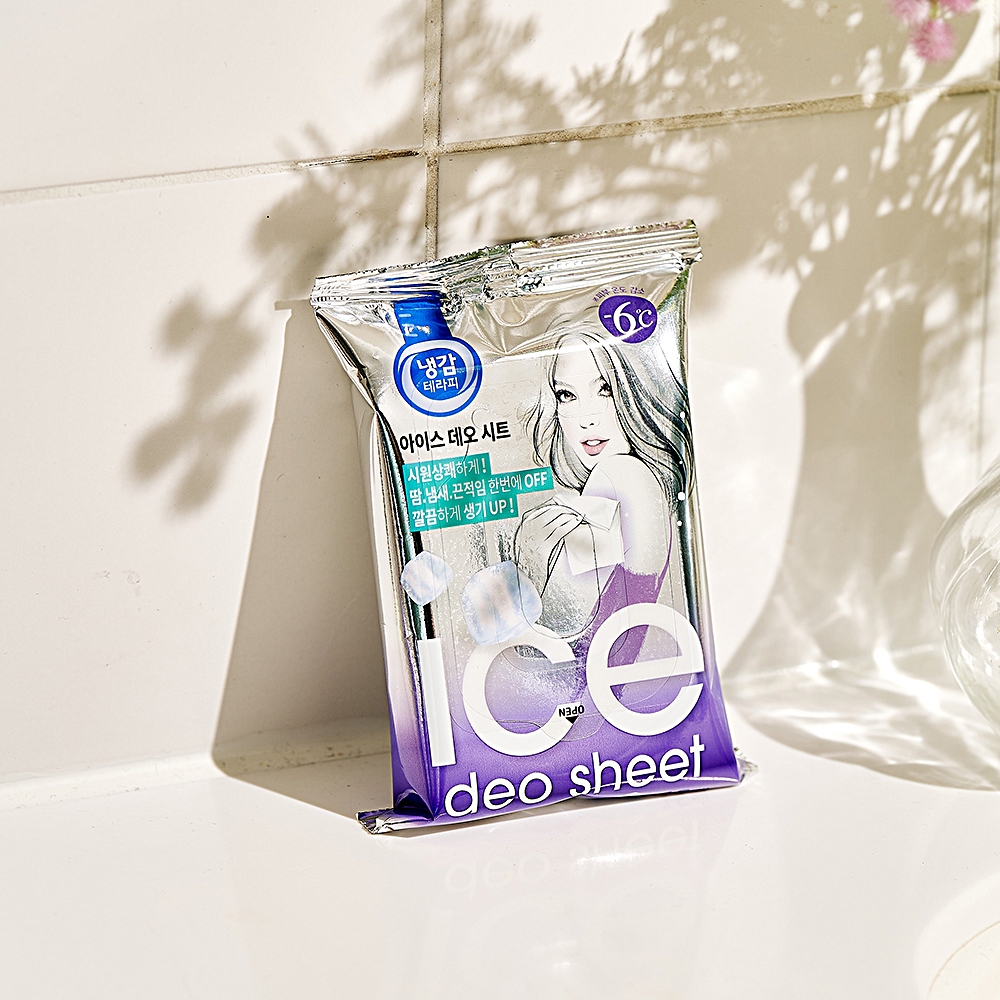 Cool Therapy Ice Deo Sheet 15p 87g / 便攜式防汗 / Cooling Deo She