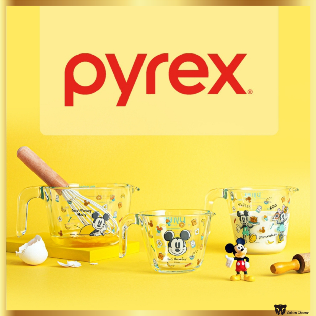 Pyrex 早安米老鼠耐熱玻璃量杯 3 種