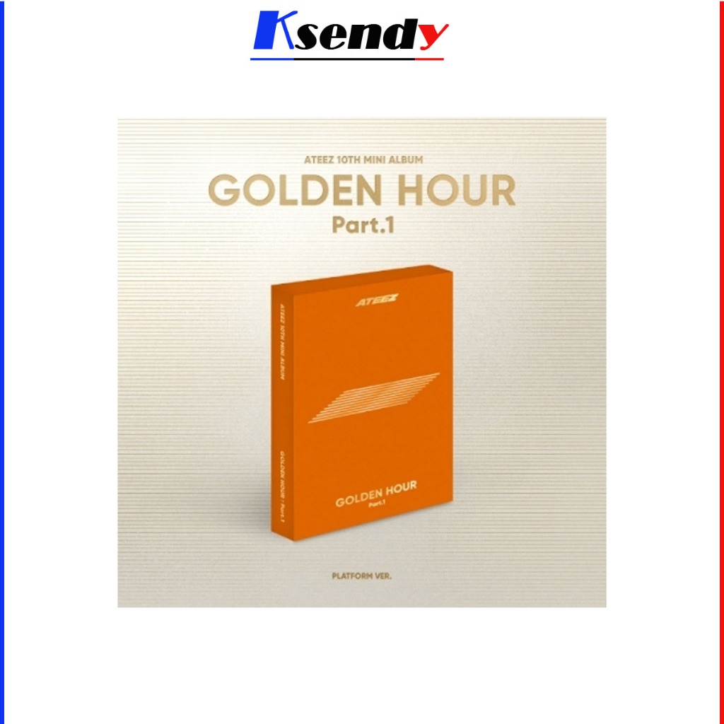Ateez 10th 迷你專輯 - GOLDEN HOUR: Part.1 平台版本。