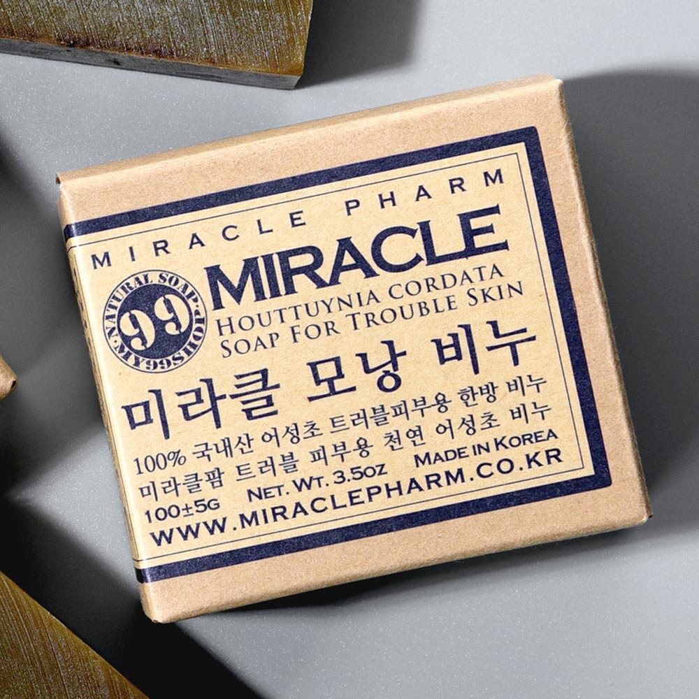 [Miraclepharm] 1+1 奇蹟祛痘皂魚腥草粉刺毛囊炎