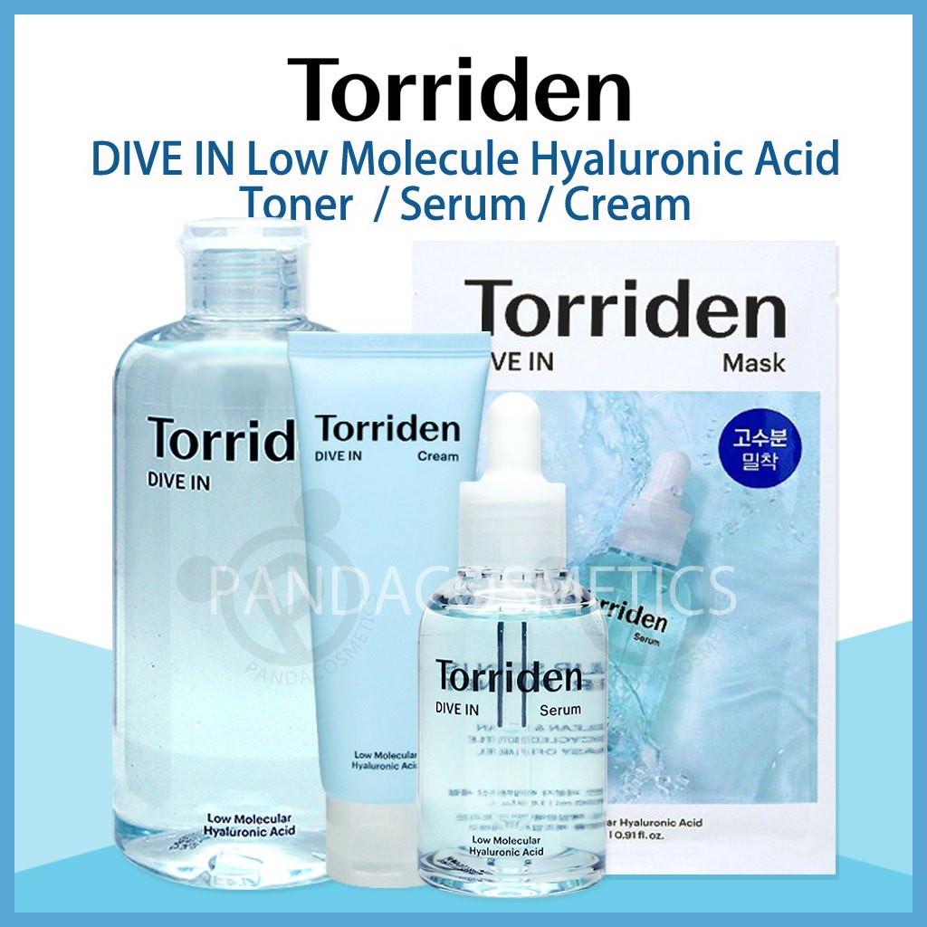 [Torriden] Torriden DIVE IN 低分子透明質酸爽膚水 / 精華 / 面霜 / 面膜