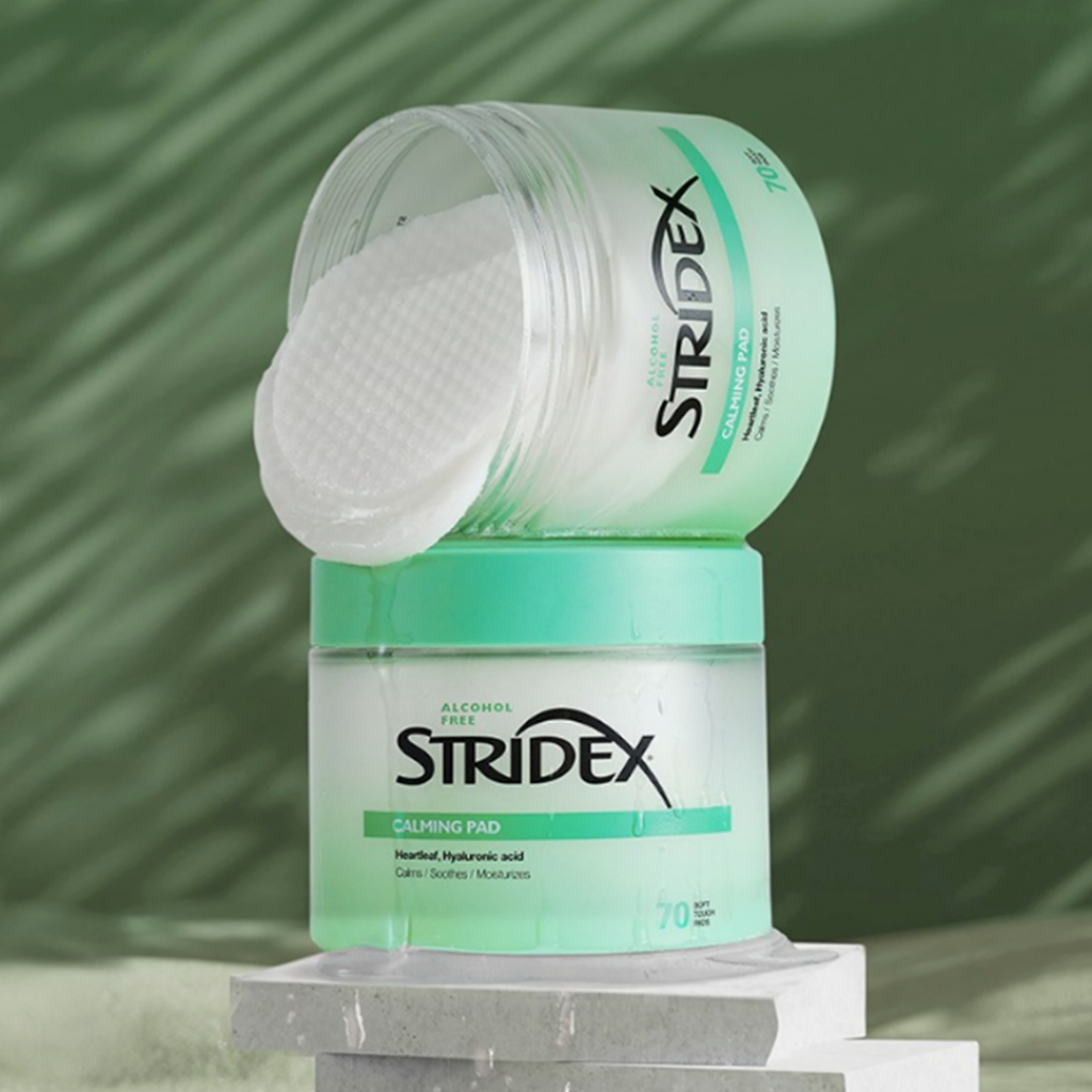 Stridex 鎮靜墊含心葉和透明質酸 60 片