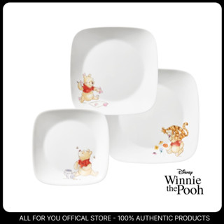 [Corelle] 小熊維尼方盤,1p / 餐具 / 餐具