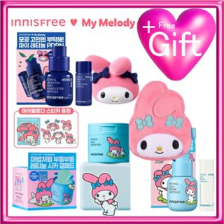 悅詩風吟 [INNISFREE X MY MELODY] 視黃醇修護爽膚水墊、安瓿、綠茶 PDRN 安瓿、限量版