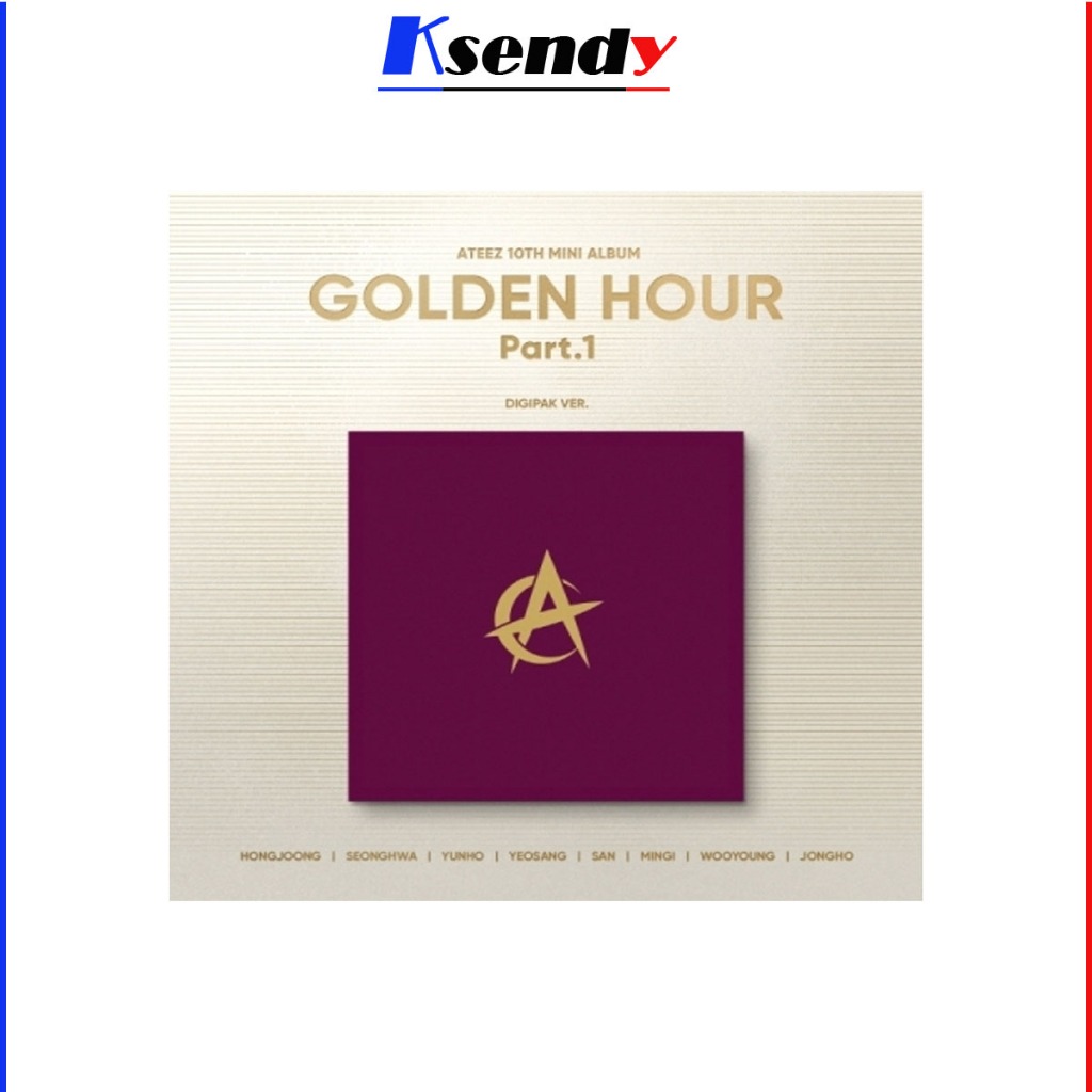 Ateez 10th 迷你專輯 - GOLDEN HOUR: Part.1 (DIGIPACK Ver.) Cd