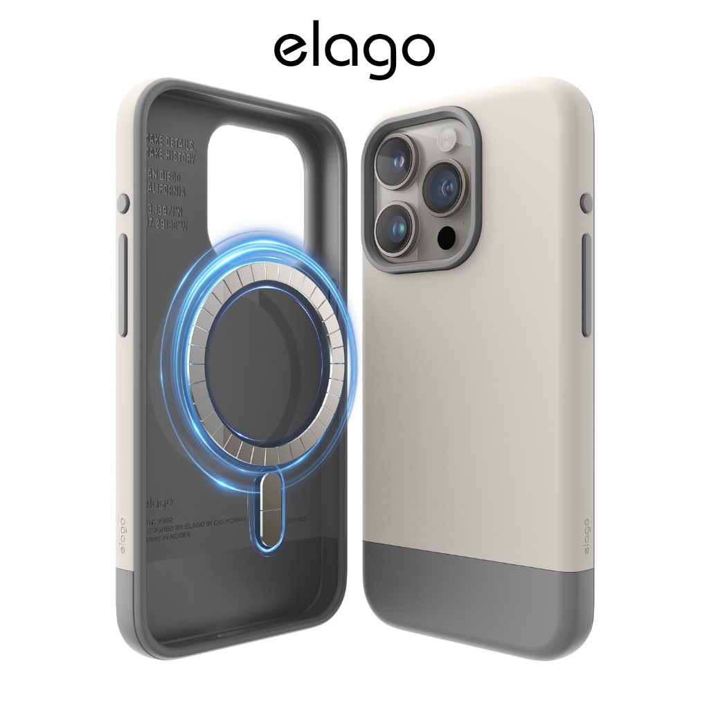 [elago] Glide Magnetic iPhone 15 Pro / Pro Max 手機保護殼