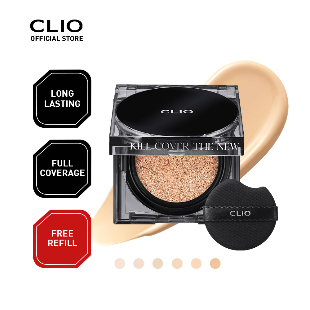 Clio Kill Cover 泡沫氣墊 SPF 50+ PA+++ 15g [帶補充裝]