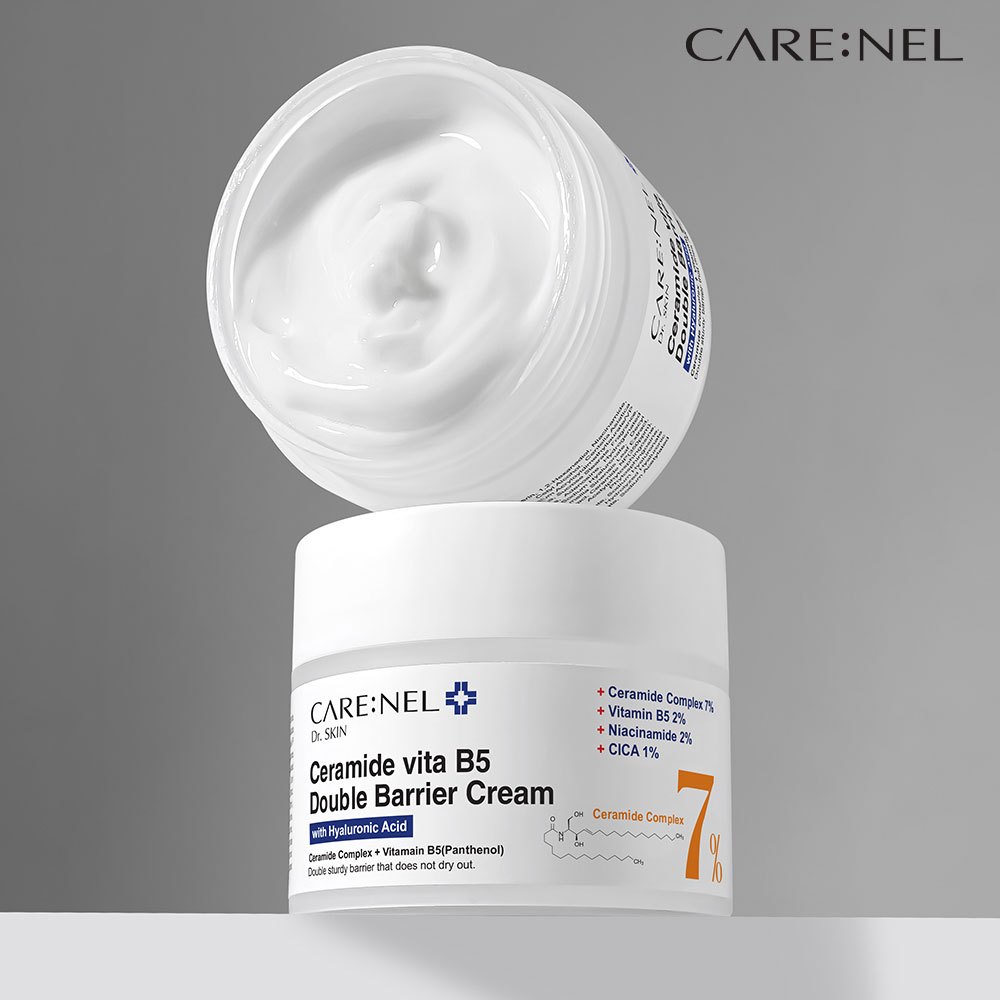 Carenel 神經酰胺 Vita B5 雙重屏障霜 50ml 神經酰胺維生素 B5 煙酰胺 CICA 透明質酸