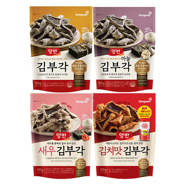 韓國 泡菜新口味 東遠 Dongwon海苔脆餅 50g