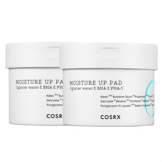 1+1 COSRX 一步保濕爽膚水墊,140 毫升,2 件。