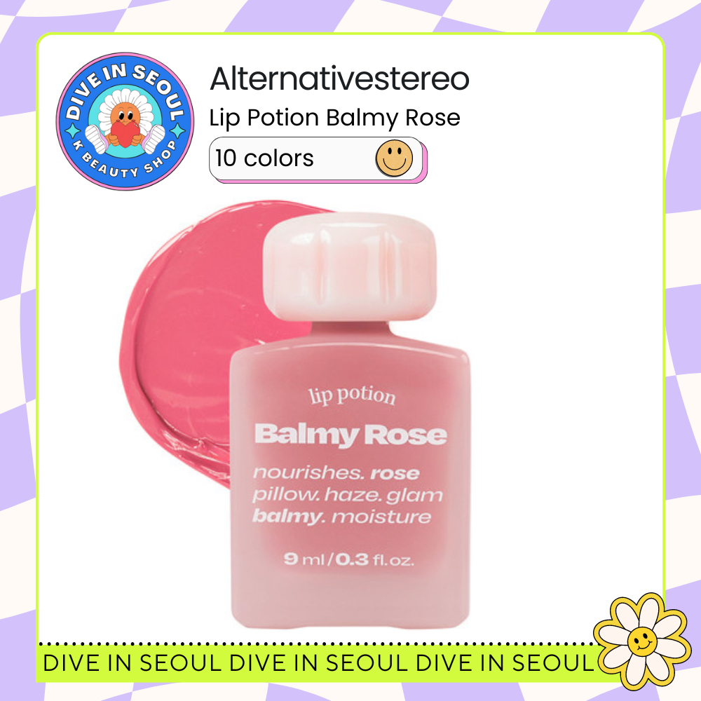 [ALTERNATIVE STEREO] Lip Potion Balmy Rose – 10 色 / 9ml