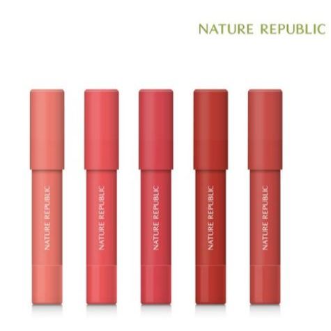 [Nature Republic] By Flower 生態蠟筆唇釉