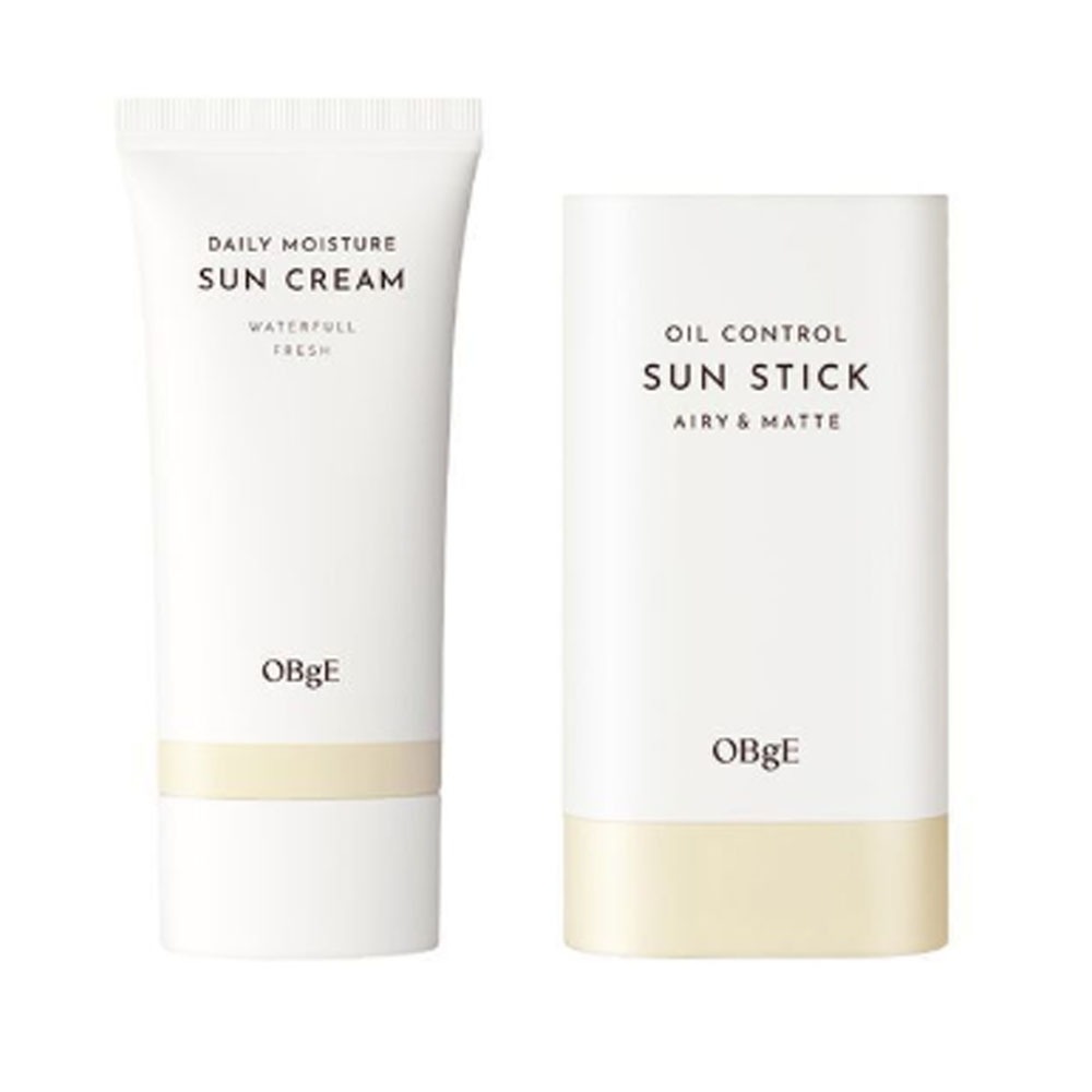 [OBgE] 控油防曬棒(18g) & 防曬霜(50ml) / 太陽屏幕 / SPF50+/ Sun stick