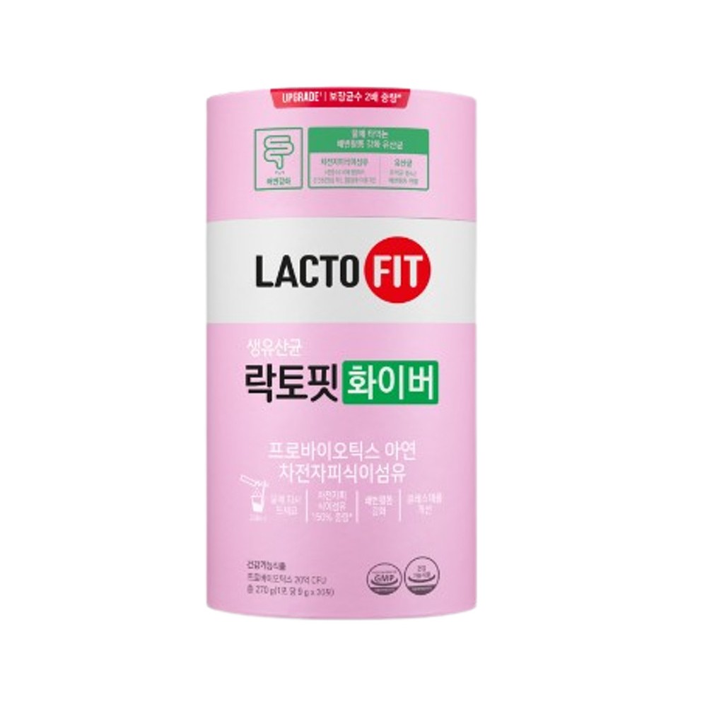 韓國直送 LACTO - FIT Fiber 鐘根堂益生菌 9gx30 包 最新效期