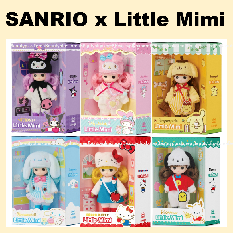 三麗鷗 Sanrio 娃娃小咪咪 (mimiworld) sanrio 系列 (Kuromi/Mymelody/Pomp